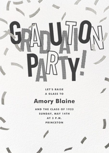 Ticker Tape Triumph - Invitation by Paperless Post