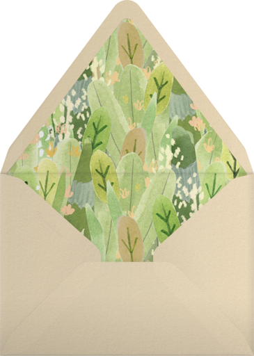 Leaf Garland - Paperless Post Envelope