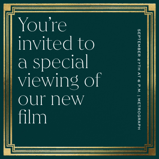 Gold Trimmed - Invitation by Paperless Post