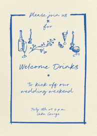 Table Sprig - Welcome Party Invitation by Pulp Templates Co.