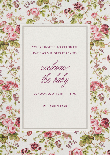Trellis Bloom - Party Invitation by Schumacher
