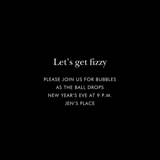 Good Sounds - New Year's Eve Invitation by kate spade new york - Back