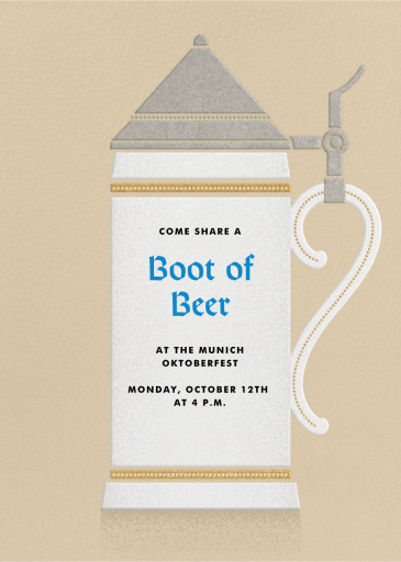 Stein of the Times - Valentine's Day Invitation by Paperless Post