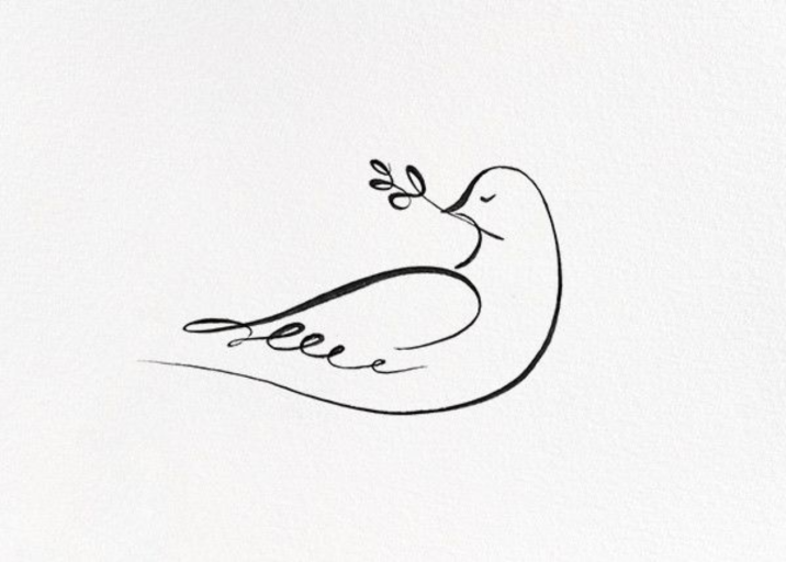 Painted Peace - Greeting Card by Paperless Post