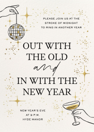 In With the New - New Year's Eve Invitation by Paperless Post