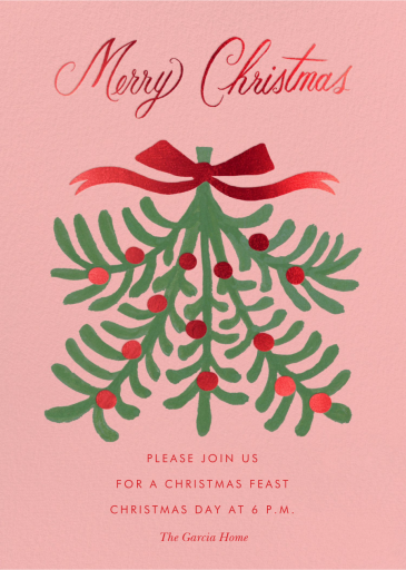 Mistletoe Merry - Invitation by Rifle Paper Co.