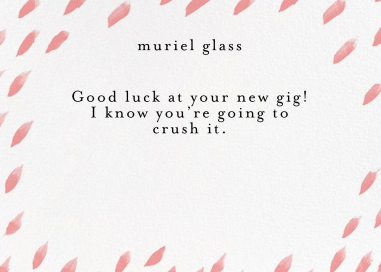 Brushed Drops (Stationery) by Ashley G