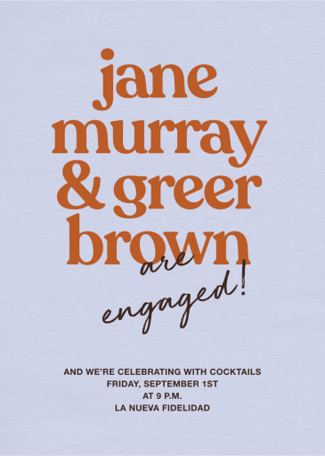 Noted - Engagement Party Invitation by Paperless Post