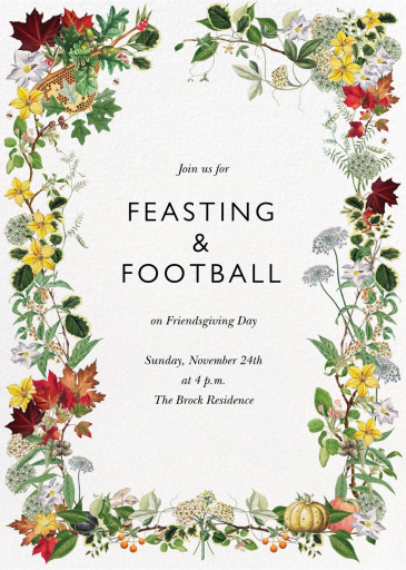 Xarpo - Thanksgiving Invitation by Stephanie Fishwick