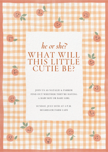 Too Cute - Gender Reveal Invitation by Paperless Post
