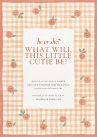 Too Cute - Gender Reveal Invitation by Paperless Post