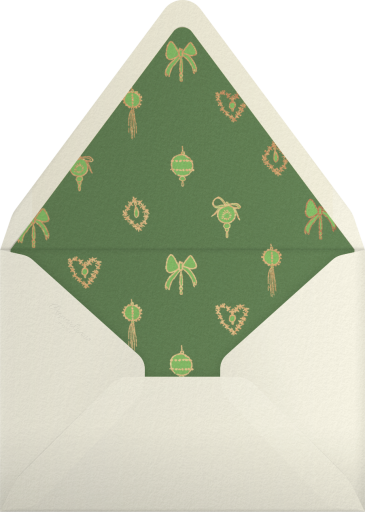 Christmas Tree Viewing - Paperless Post Envelope