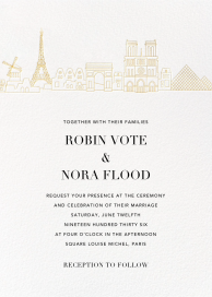 Skyline View - Wedding Invitation by Paperless Post