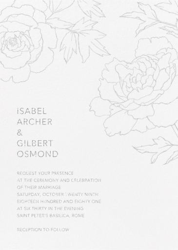 Meet me in the Menagerie - Wedding Invitation by Crane & Co.