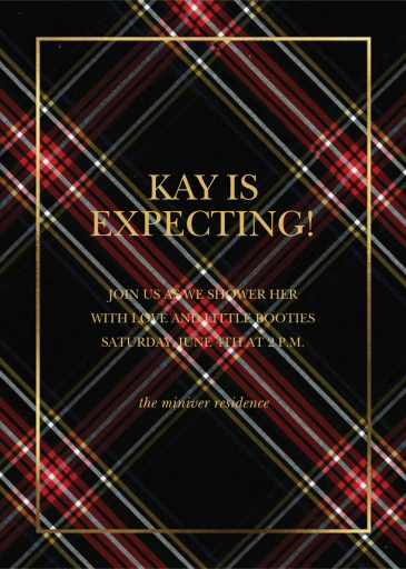 Tartan Wrap by Sugar Paper