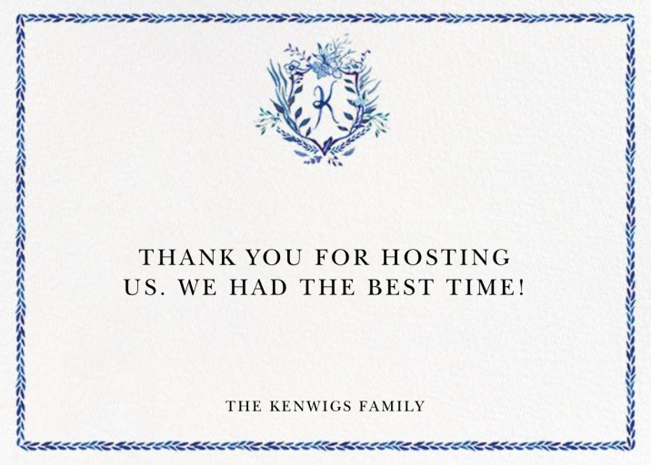 Orleans Family Crest Stationery by Happy Menocal