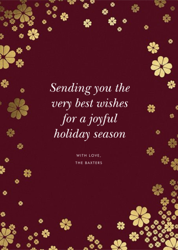 Clover and Over - Holiday Card by kate spade new york