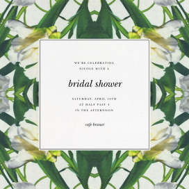 Parrot Tulip - Bridal Shower Invitation by Oscar de la Renta