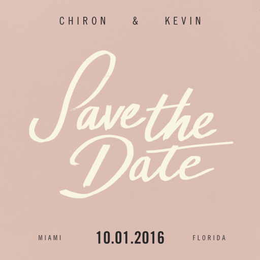 Bold Print - Save the Date by Paperless Post