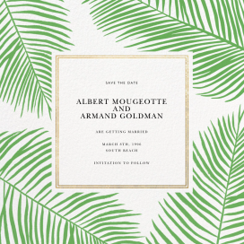 Palmier III - Save the Date by Paperless Post