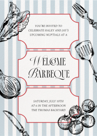 Barbecue Ingredients - Wedding Weekend Invitation by Paperless Post