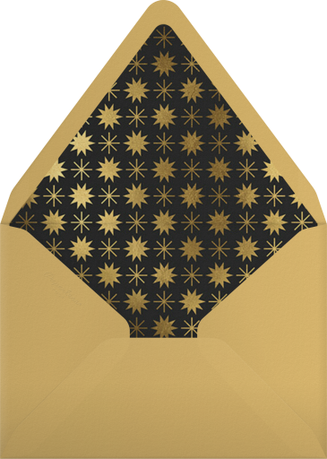 Art Deco 2027 New Year Card Envelope