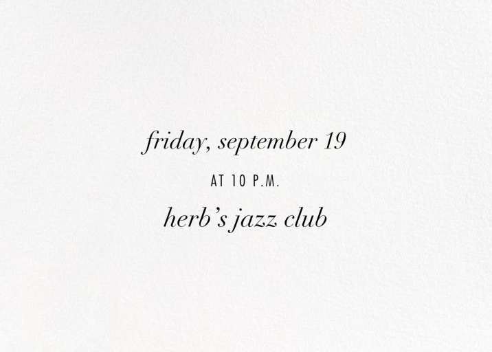 Jubilee II (Photo Save the Date) - Invitation by Kelly Wearstler - Back