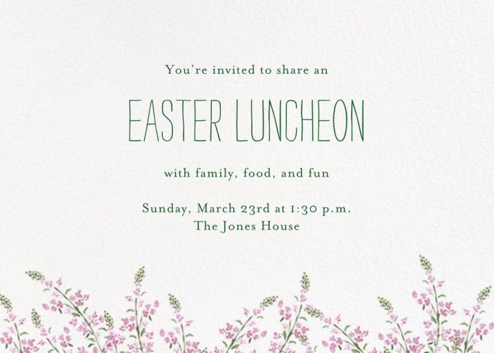 Heathers (Stationery) - Easter Invitation by Paperless Post