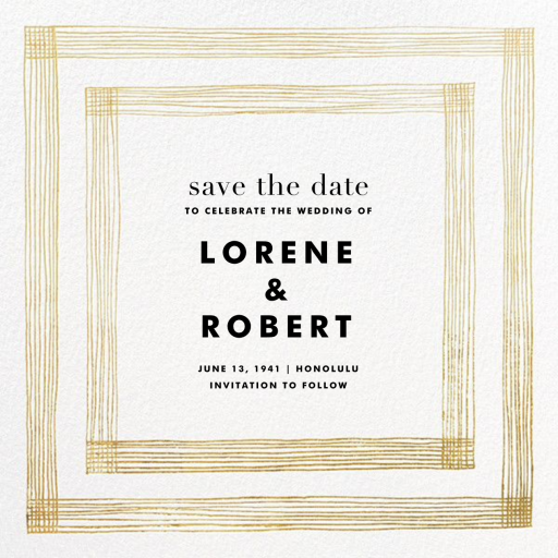 Precise (Photo) - Save the Date by Kelly Wearstler - Back