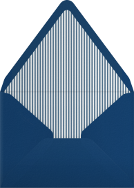 Blue T-Rex Dinosaur Invitation Envelope