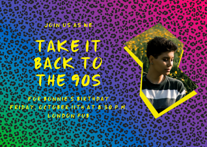 Neon Cheetah (Photo) - Invitation by Paperless Post