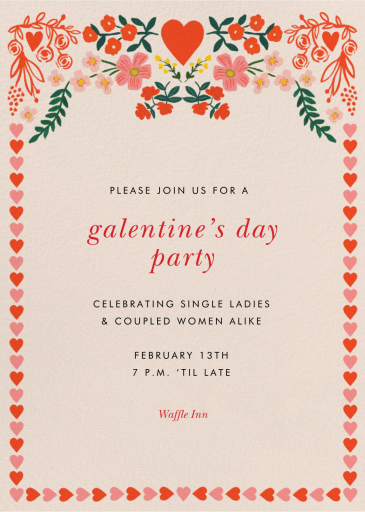 Juliet - Galentine's Day Invitation by Rifle Paper Co.