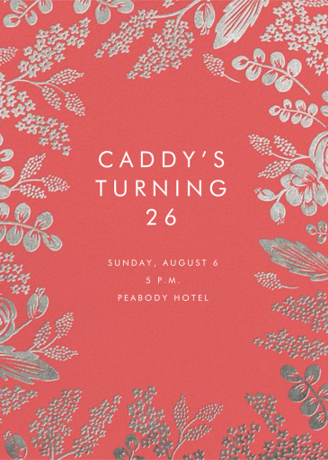 Heather and Lace - Invitation by Rifle Paper Co.