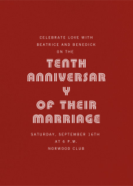 Crimson - Celebration Invitation by Paperless Post