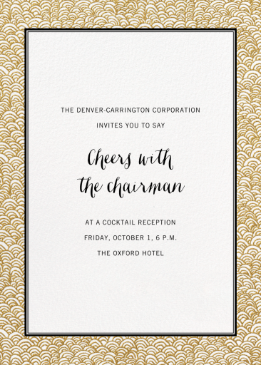 Naive Wave - Corporate Reception Invitation by Paperless Post