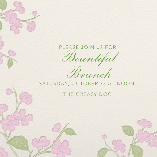 Blossom by Paperless Post