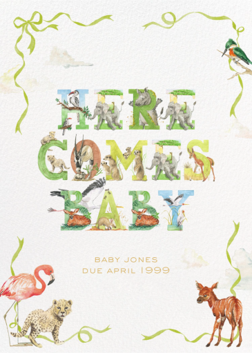 Safari World - Pregnancy Announcement by Clementina Sketchbook