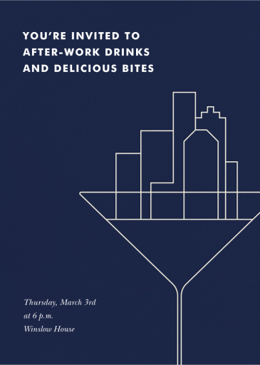 Cosmopolitan - Happy Hour Invitation by Paperless Post