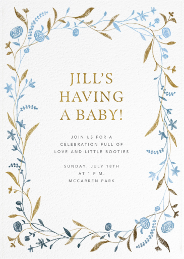 Delicate Vine - Baby Shower Invitation by Paperless Post