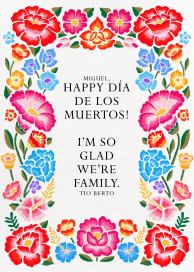 De Colores - Día de los Muertos Card by Paperless Post