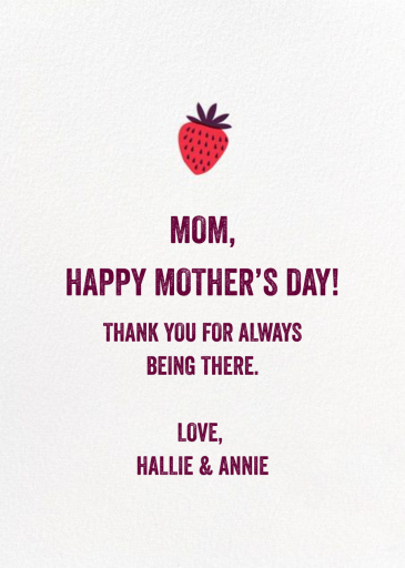 One Sweet Mama by Hello!Lucky - Back