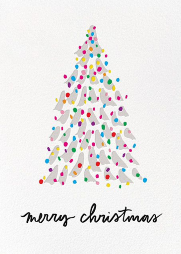 Kaleidoscopic Christmas (Greeting) - Christmas Card by Linda and Harriett