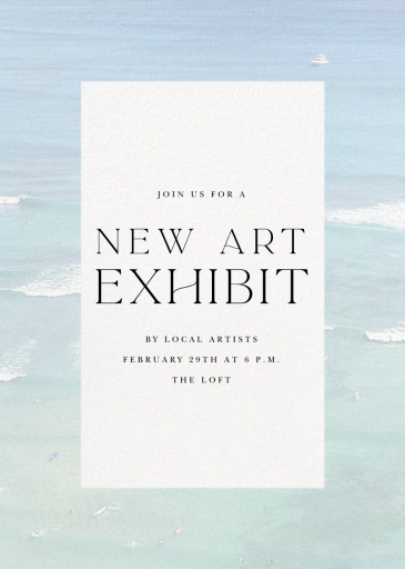 Density - Art Exhibition Invitation by Paperless Post