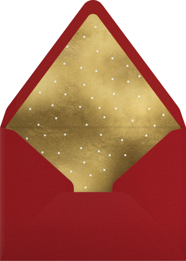 Holiday Party Lettering - Sugar Paper Envelope