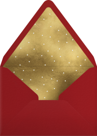 Holiday Party Lettering - Sugar Paper Envelope