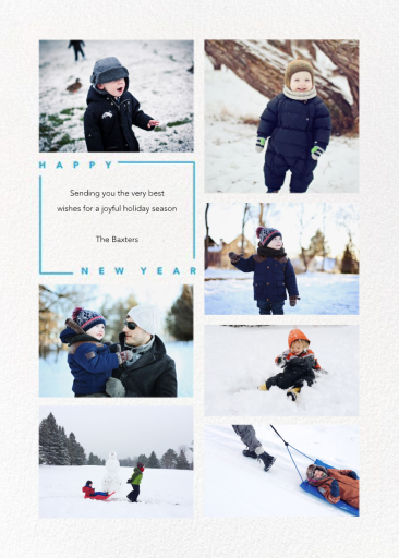 Minimalist - New Year's Card by Paperless Post