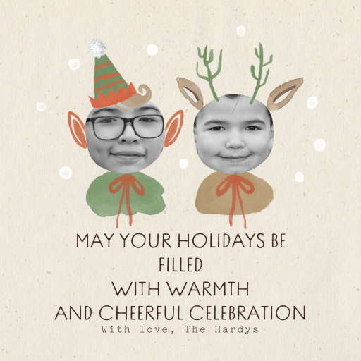 Little Saint Nick - Two - Holiday Card by Merrilee Liddiard