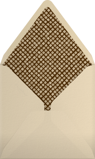 Watercolor Autumn Frame - Paperless Post Envelope