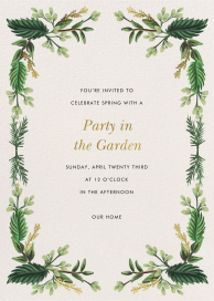 Evergreen Bough - Spring Party Invitation by Rifle Paper Co.