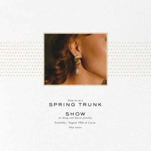 Dotted Band - Shopping Event Invitation by Paperless Post